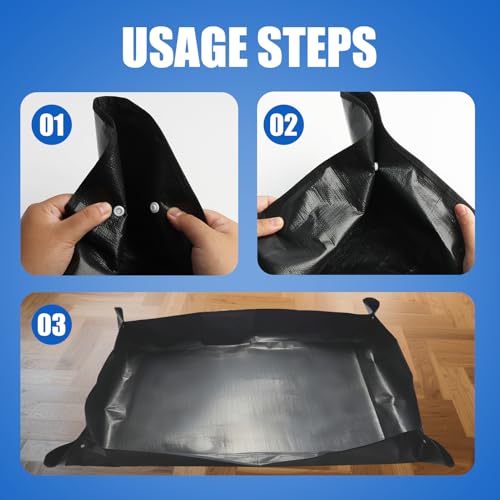 wasserdichte Haustier-Laufgittermatte 150x100 cm, für Meerschweinchen Käfig, Faltbare Pflanzmatte, Wiederverwendbar, Staub- und Wasserabweisend, Ideal für Haustiergehege Und Gartenarbeit