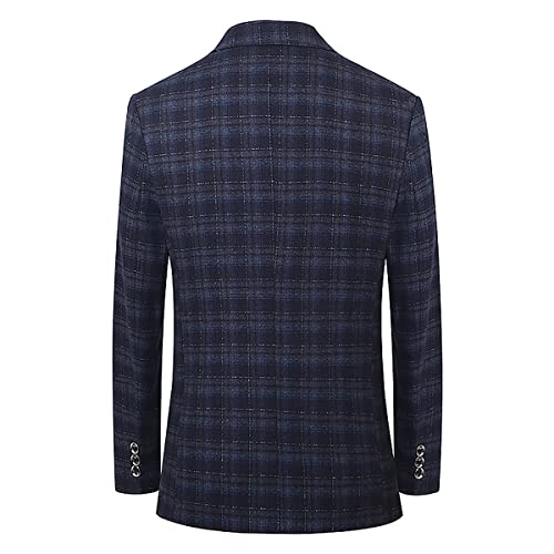 Men's Plaid Blazer Sport Coats Jackets Slim Fit Lightweight Casual Checkered Blazer For Men #TOP1