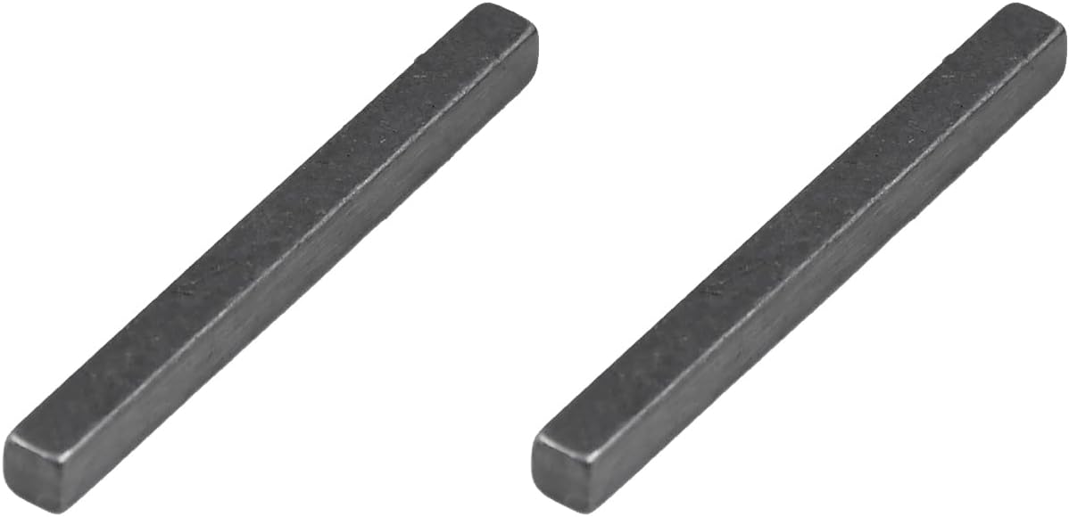 532123583 Rear Wheel Axle Square Key (2) Compatible with Husqvarna AYP Craftsman Poulan Yard Pro Huskee Roper Sears Weedeater Ryobi Murray & More Brands Lawn Mower Tractor Rep 123583X 123583