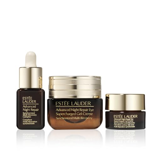 Estée Lauder Advanced Night Repair Eye Cream 3-Piece Travel Size Skincare Gift Set | Repair + Brighten + Hydrate | Includes Face Serum 0.23 Fl Oz + Eye Cream 0.5 Ounce + 0.17 Ounce - Image 6