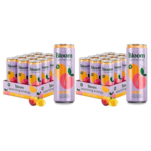 Bloom Nutrition Peach Mango Energy Drink