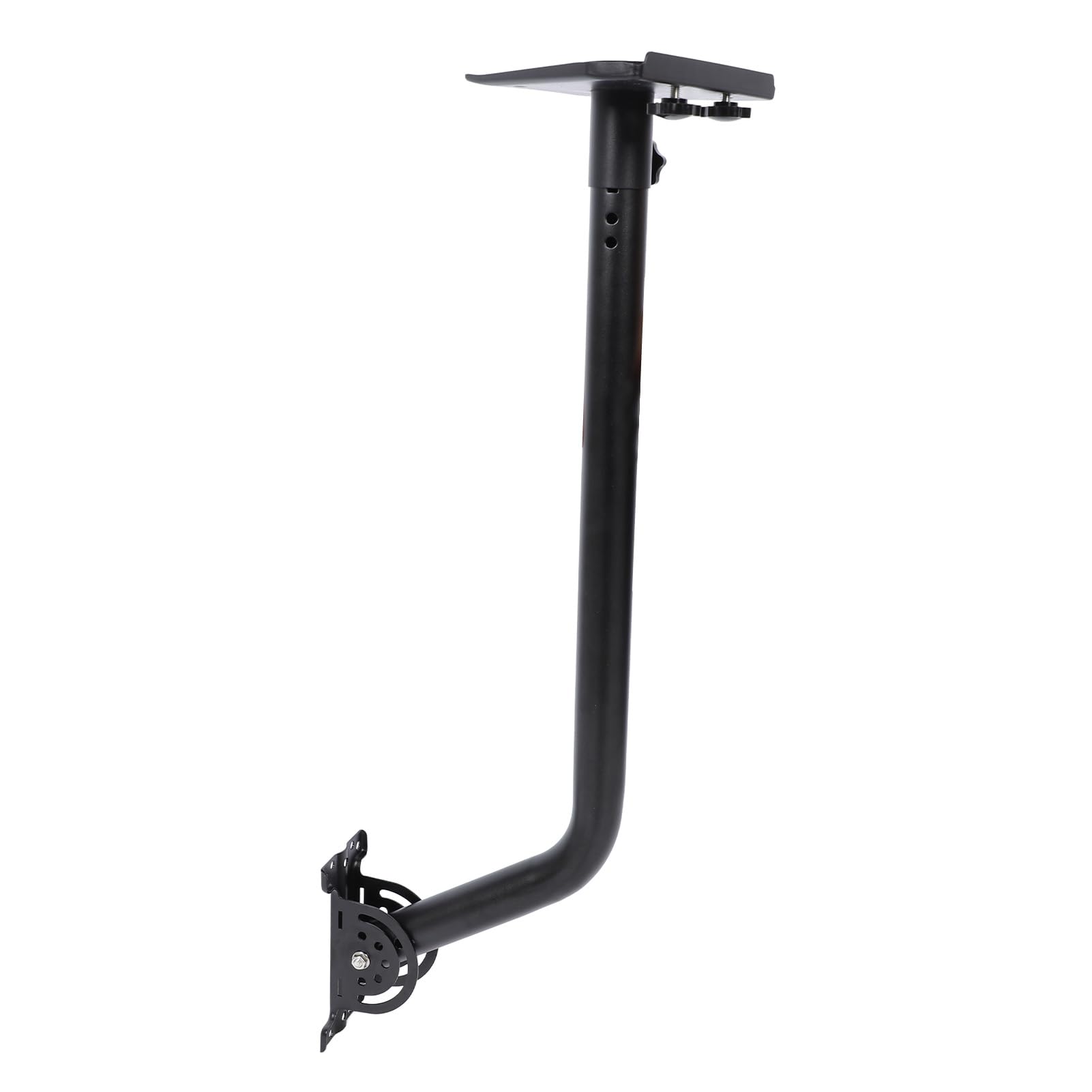 Adaptador de antena para mástil de antena de 360° y soporte de pared para techo en forma de J de 160 ° para el hogar y la escuela