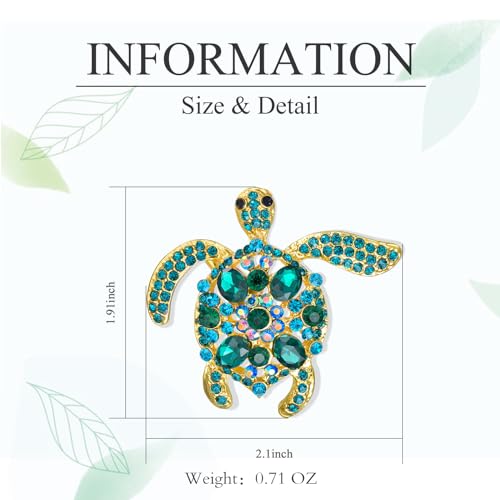 Image of Animal Brooch for Women Rhinestone Brooch Pin 18k Gold Plated Animal Lapel Pin Fashion Jewelry Gift for Mom Wife