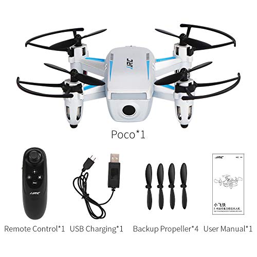Pollyhb Mini JJRC H52 Mini Drone 6 Axis 2.4G RC Quadcopters Remote Control for Kid (Silver)