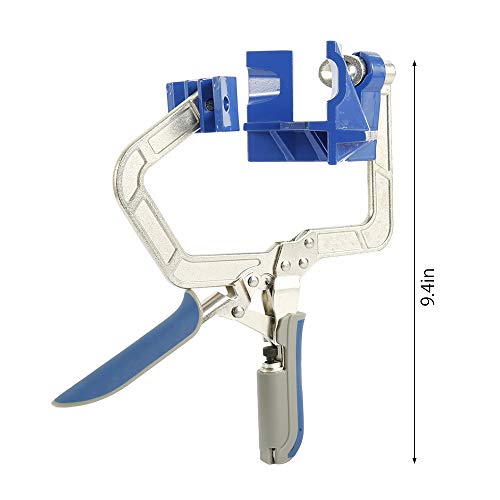 90 Degree Corner Clamp Auto-Adjustable 90° Right Angle Clamps Tools for Wood-Working, Engineering, Welding, Carpenter, Photo Framing (2PCS)