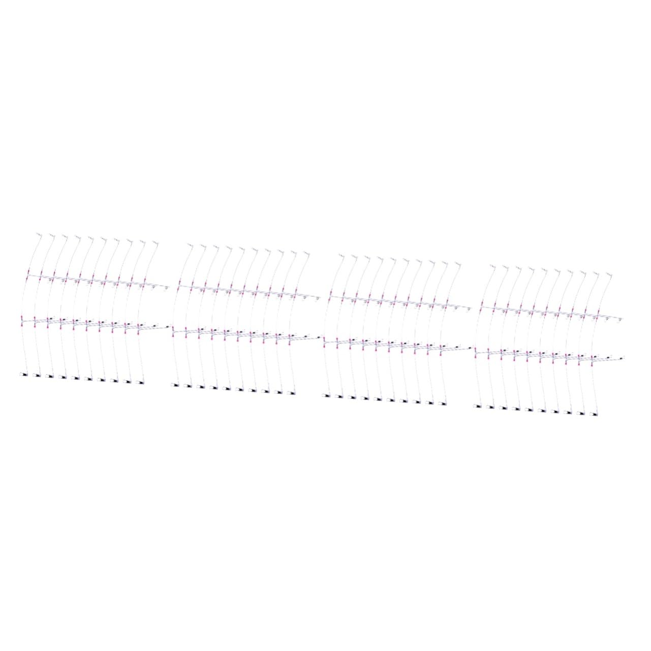 BESPORTBLE Filo di per La Asta Esche Alimentatore Kit Girevole Lenza da Girevoli Rotativo da Attirare Palo Livello Cremagliera Pinza Aste Acciaio