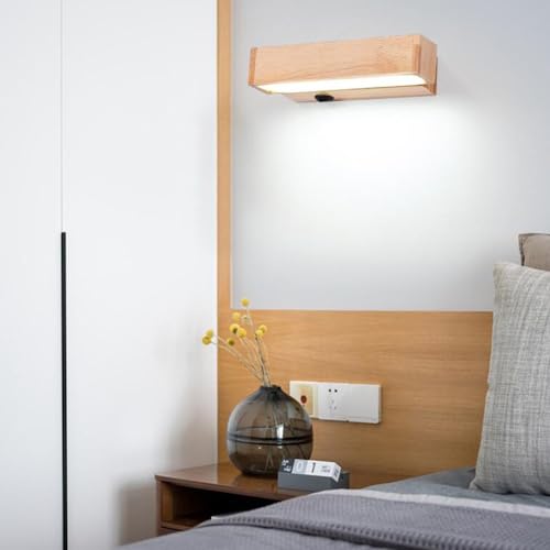 Lámpara de pared LED para dormitorio que ahorra espacio en la mesa 5