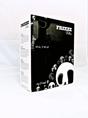I-Kool Freeze Series Retro Funky Designer Headphone Finish And Packs Up Great For Traveling By Plane Bus Or Train Super Sexy Style (Shadow) #TOP3
