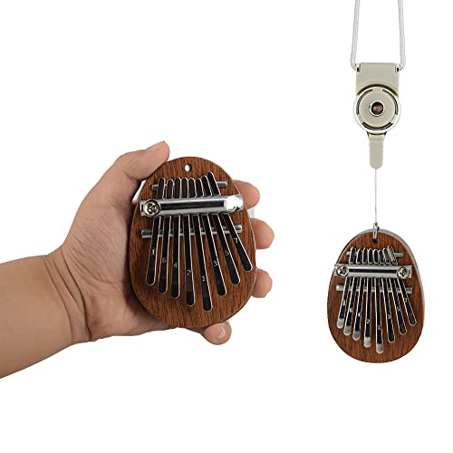 Mini 8 Keys Kalimba, BinDor Kids Thumb Piano Portable Marimba Musical Toy Finger Piano Children Gift Kindergarten Primary School Present