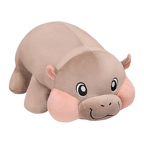 Peluche de hipopótamo gigante animal juguetes 30cm lindo esponjoso peluche grande dulce hipopótamo animales de gran hipopótamo animales de peluche lindos para niños