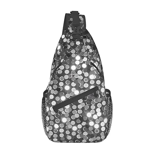 Sac à bandoulière noir unisexe léger et sac de voyage décontracté en taille unique
