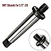 Vacumist Tool Steel for Morse Taper MT1 Adapter Arbor, 1MT Shank To 1/2-20 Thread Drill Chuck Holder For Industrial CNC And Metalworking Industrial Arbor