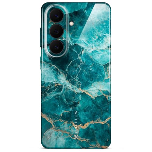 Coque marbre bleu turquoise ONEFLOW Bliss pour Samsung S26 de haute qualité