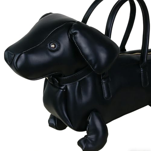 Portefeuille imperméable et sac à main chien en cuir PU durable