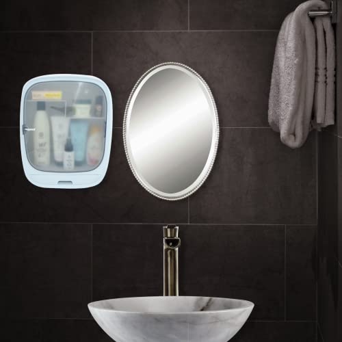 GALOOF-Multipurpose-Bathroom-Cabinet-New-Look-and-Modern-Cabinet-with-Megnatic-Door-Lock-and-Toothbrush-Holding-Drawer-for-Home-and-Office-Grey-Plastic GALOOF Multipurpose Bathroom Cabinet | New Look and Modern Cabinet with Megnatic Door Lock and Toothbrush Holding Drawer for Home and Office (Grey, Plastic)