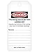 INCOM Manufacturing Lockout Tags On A Roll, Danger Do Not Operate, Heavy-Duty DuraPly™ Stock, Waterproof And Tear-Resistant, Red/Black On White, 6.25 Inch X 3 Inch X 10 Mil Thickness, 100 pack,RT6025C