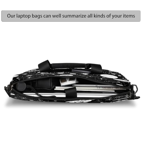 Bolso para laptop con diseño de planetas y cohetes miniatura 4