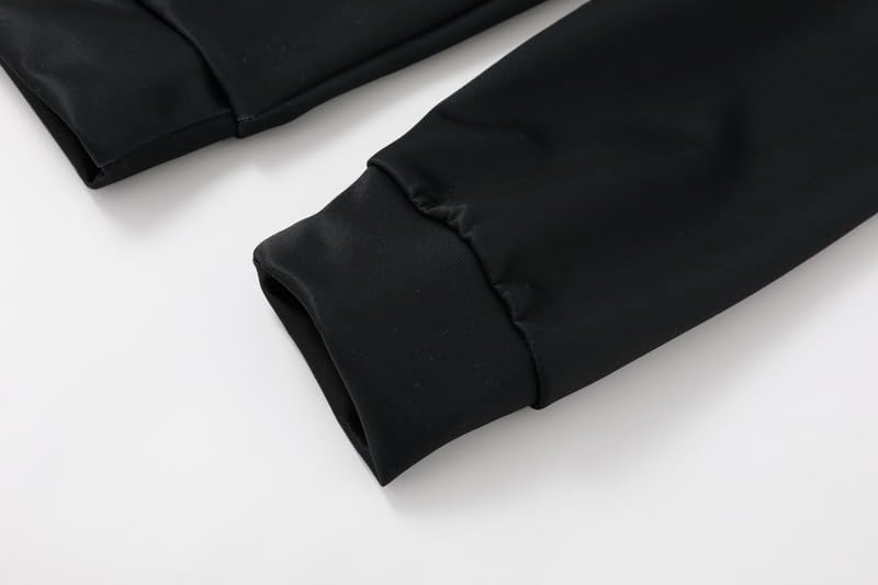 ShallWe Women's Active Sweatshirts Cute Cat Pullover Crewneck Lightweight shirts Novelty Casual Tunics Tops Fashion Spring Black - Image 5