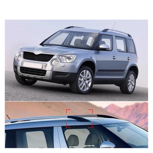 Barre de toit Yeti SUV cache rail couverture d'extrémité 5LD860145 4pcs - 7