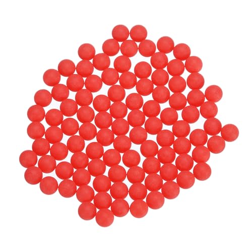 uxcell 200pcs PP Plastic Bearing Balls 4.0mm Solid Plastic Balls, G2 Precision Bearing Ball Frosted Surface, Red