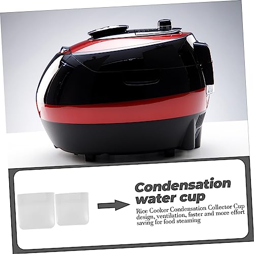 Cajas colectoras de condensación PRETYZOOM evita goteos taza recolectora de agua para vaporera 5