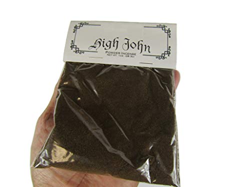 1 Oz High John Powder Incense For Cleansing, Protection, Prosperity, Spells, Success, Luck, Manifestation, Drawing, Power, Charms, Magick, Drawing Luck, Love, Success And Wicca #TOP1
