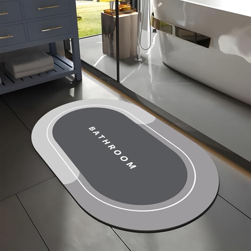 YUGMCOCE Rubber Bath mats Quick-Drying Non-Slip Bathroom mat Super Absorbent