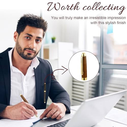 Tiesome 562585_1_X8D4ANGJ Brass Wooden Fountain Pen Set thumb #4