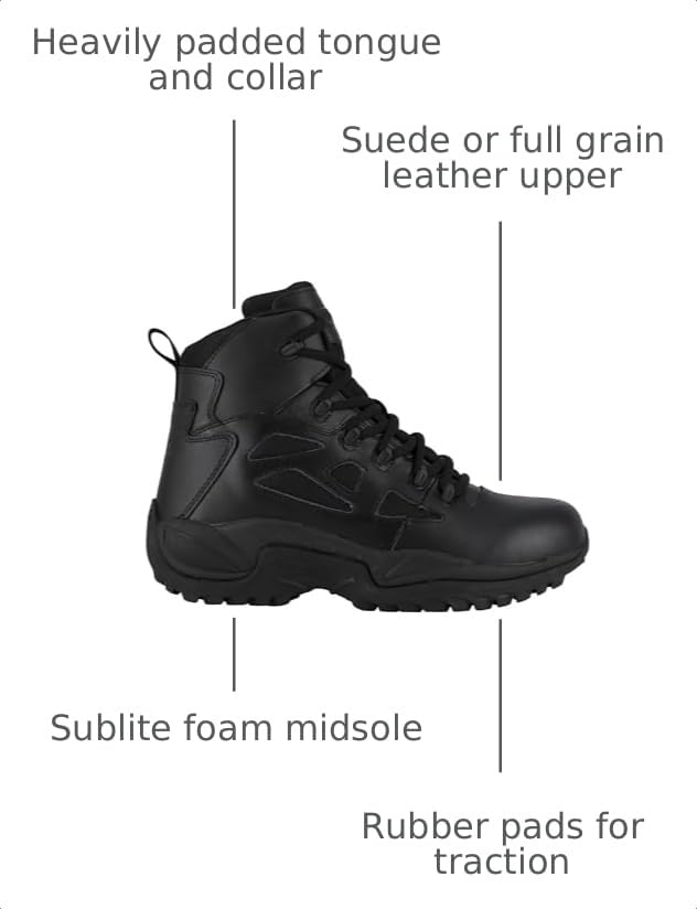 Image of Reebok Men's Rapid Response Soft Toe Black 6 M
