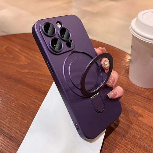 Étui de support magnétique mat de luxe pour iPhone 12 Pro Max bleu sierra - 4