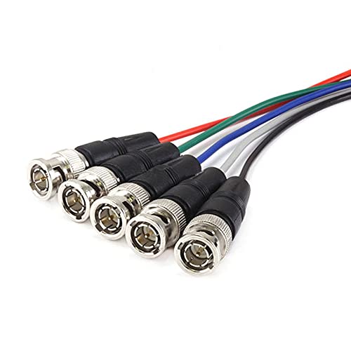 Connectors VGA HD-15 to 5 BNC RGB Video Cable for HDTV Monitor Cable 1.5m - (Cable Length:)