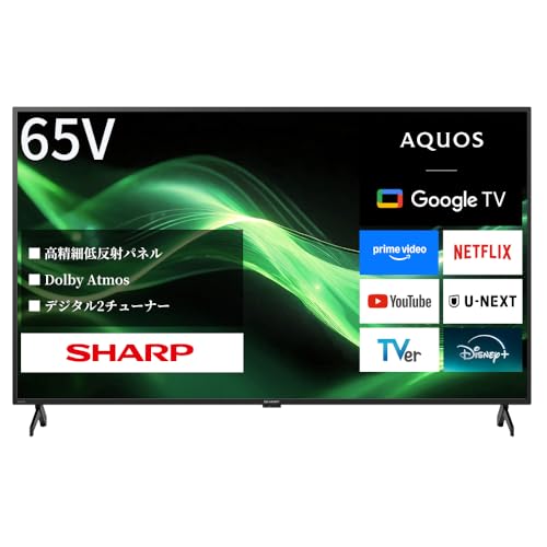 V[v 65V^ 4K t er AQUOS 4T-C65GJ2 Google TV Dolby Atmos Wi-Fi6Ή