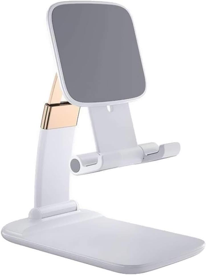 Universal Adjustable Mobile Phone Holder Suitable for Tablet Computer Foldable Metal, Desktop