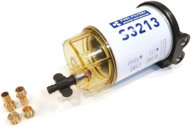 #US Replace Parts Water Separating Fuel Fliter Kit for Quicksilver 35-8M0103095 8M0103095 Boat (datG.0825#05058)