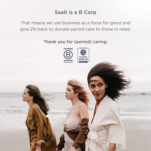 Saalt Menstrual Disc - Soft, Flexible, Reusable Medical-Grade Silicone - Wear 12 Hours - Removal Notch - Two Sizes - Menstrual Cup Or Tampon Alternative - Made In Usa - Lasts 10 Years (Coral, Small) #TOP6