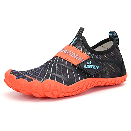 Image of UBFEN Kids Water Shoes for Boys Girls Quick-Dry Swim Aqua Socks | Lightweight, Barefoot-style, Perfect for Water parks, Beach, Pool, Kayak, Creek Hiking, Camping, Toddler, Little Kid, Big Kid