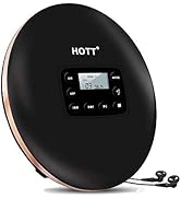 Portable CD Player, CCHKFEI Rechargeable CD Player Portable Anti-Skip Shockproof Small Walkman Co...