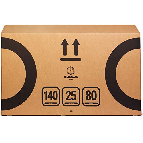 TeleCajas® | Caja de Cartón para Bicicleta | 140x25x80 cms Cover