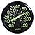 Taylor Glow in the Dark Wall Indoor Thermometer, 13.25 inch, Black