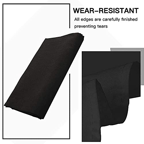 Mountdog 6.5 X 10Ft Black Backdrop Background For Photography, Polyester Fabric Chromakey Black Photo Backdrop Curtain Background Screen Collapsible Seamless For Photo Video Studio(Stand Not Included) #TOP7