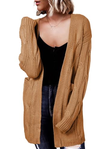 Image of Dokotoo Women Long Cardigan Open Front Knit Sweater 2026