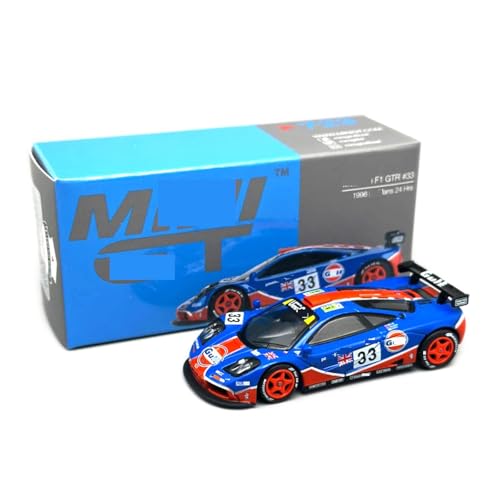 Modelo de coche HTLNUZD 1/64 F1 GTR #33 miniatura 2