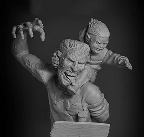 Figura modelo busto guerrero antiguo 1/10 sin montar miniatura 1