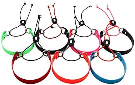 Full Grip Supply 3/4'' Biothane E-Bungee Collar XL 18''-32'' Neck Size Quick On/Off E-Collar Strap Fits Educator Dogtra (Black Collar/Black Bungee)