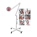 Dhouse 275W Infrarottherapie Infrarotlampe Infrarotstrahler Infrarot Lampe mit Bodenstativ Rotlichtlampe Wärmelampe Therapielampe Heizlampe Wärmetherapie Heizung Rotlichtlampe