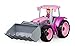 Produktbild Lena 04452 TRUXX Traktor Pink mit Frontschaufel, Fahrzeug ca. 34 cm, Trecker mit Baggerschaufel und vollbeweglicher Spielfigur, Spielfahrzeug für Mädchen ab 2 Jahre in rosa, lila