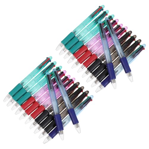 Bolígrafos multitinta de 0,7 mm con cuatro colores vibrantes para una organización impecable