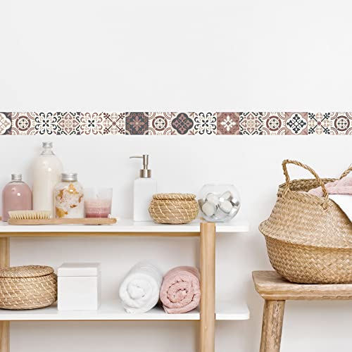 PLAGE selbstklebende Bordüren BORGATELLA RED