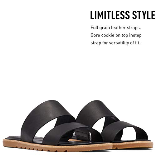 Sorel Women's Ella Ii Slide Sandals - Black - Size 8 #TOP1