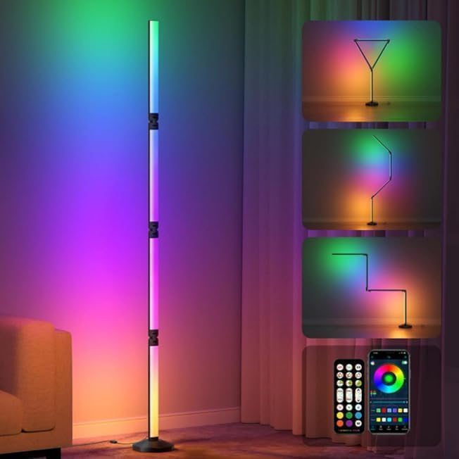 Led Desk Lamp with Atmosphere Lighting, Smart RGB LED Desk Lamp-Music Sync and 16 Million DIY Colors, Foldable Lamp with Dimmable and Timer, Modern LED Lights for Desk, and Gaming Rooms Led Desk Lamp with Atmosphere Lighting, Smart RGB LED Desk Lamp-Music Sync and 16 Million DIY Colors, Foldable Lamp with Dimmable and Timer, Modern LED Lights for Desk, and Gaming Rooms
